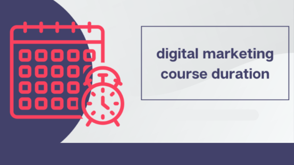 Student learning digital marketing on laptop, understanding course duration after 12th grade