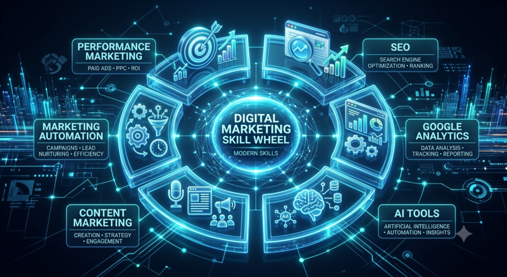 Essential digital marketing skills in India 2026
